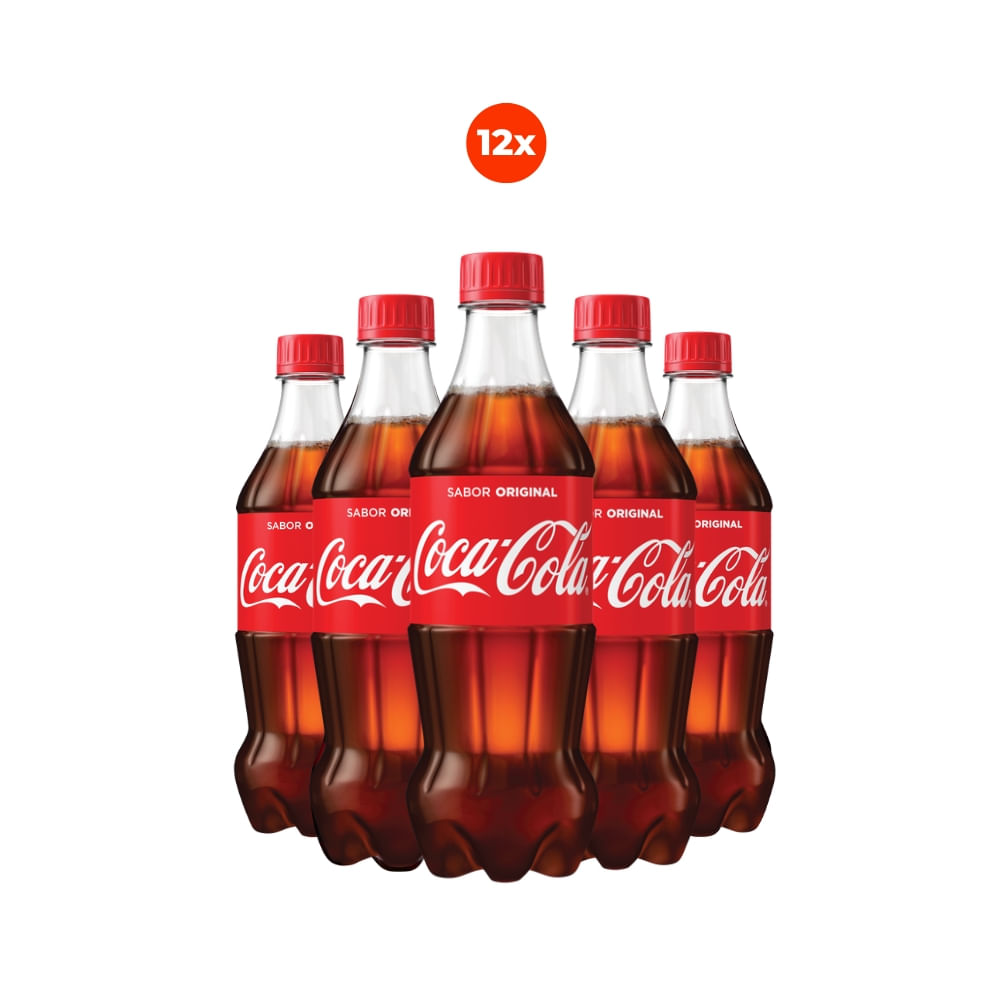 Pack 12 Coca-Cola Original 600ml PET
